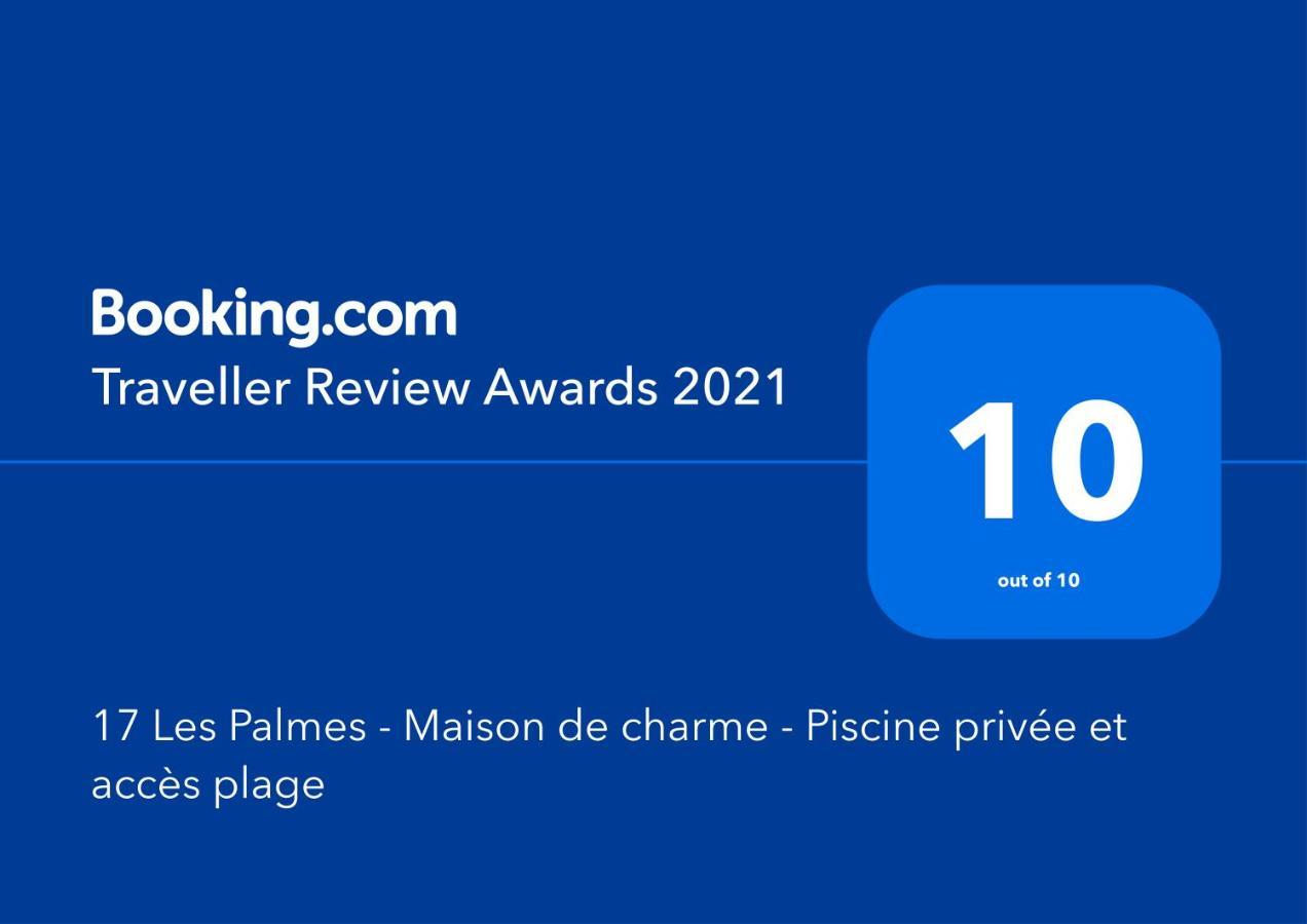 17 Les Palmes - Maison De Charme - Piscine Privee Et Acces Plage Сен-Ан Екстериор снимка